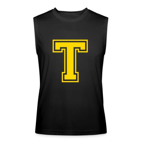 Letter T – Capital Athletic Alphabet Monogram - Men’s Performance Sleeveless Shirt