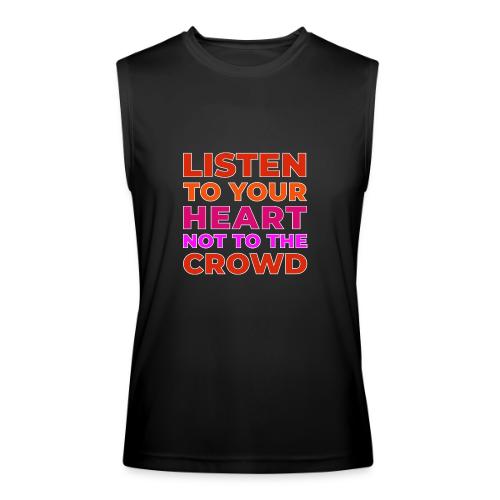 Heart Over Hype - Men’s Performance Sleeveless Shirt