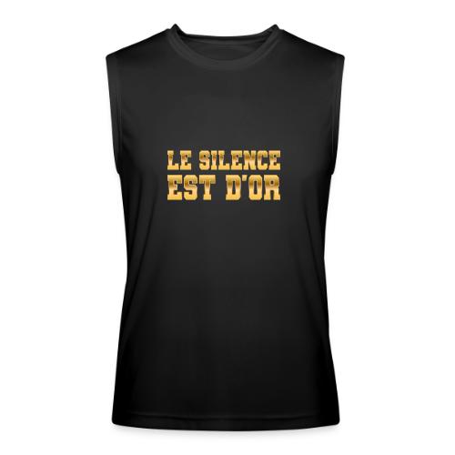Le silence est d'or - Men’s Performance Sleeveless Shirt