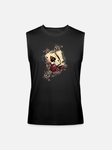 Casino - Men’s Performance Sleeveless Shirt - black
