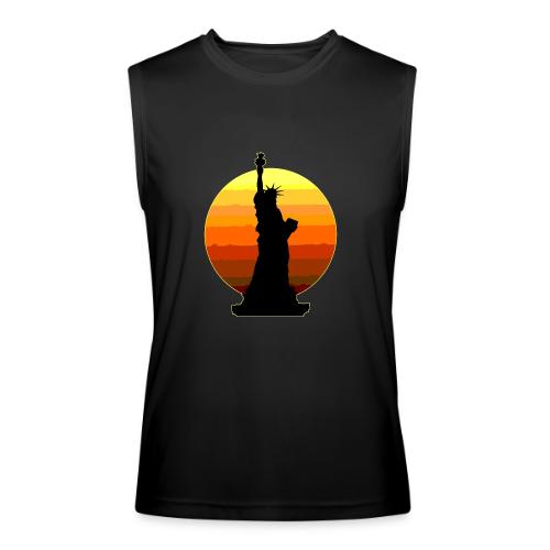 USA: Golden Horizon Liberty - Men’s Performance Sleeveless Shirt