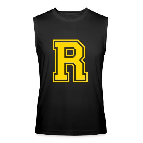 Letter R – Capital Athletic Alphabet Monogram - Men’s Performance Sleeveless Shirt