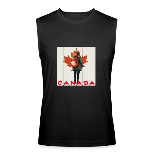 Canada: Proud Canadian Woman - Men’s Performance Sleeveless Shirt