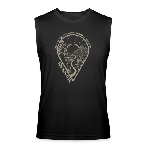 Find Your Trail Location Pin: National Trails Day - Men’s Performance Sleeveless Shirt