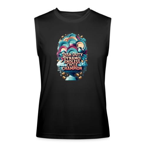 Dish Duty Dynamo T Shirt, Endless Cycle Champion - Men’s Performance Sleeveless Shirt
