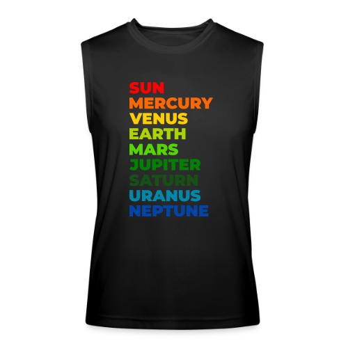 Color the solar system - Men’s Performance Sleeveless Shirt