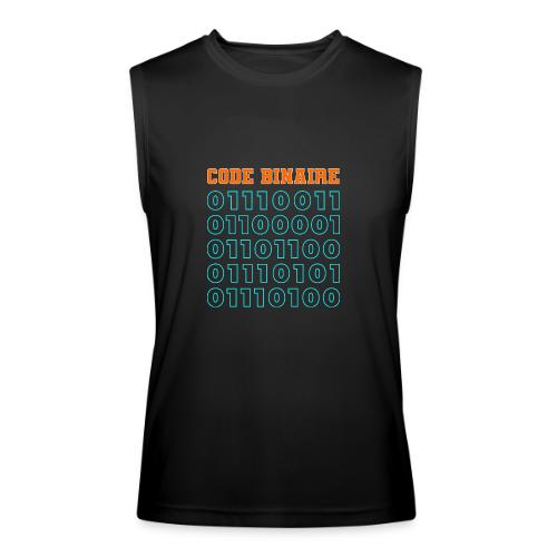Hi in binary code - Men’s Performance Sleeveless Shirt