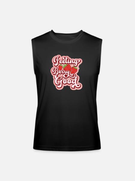 Feeling berry good - Men’s Performance Sleeveless Shirt - black