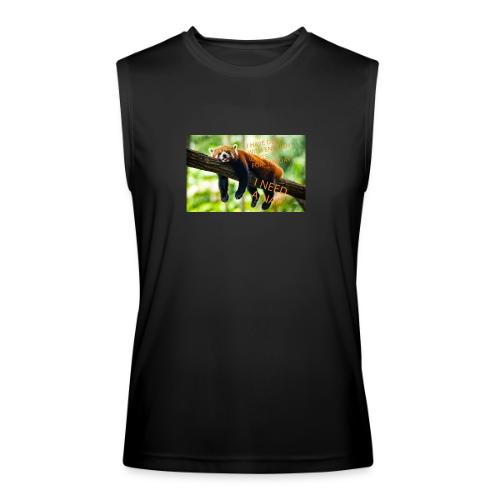 Fox napping meme - Men’s Performance Sleeveless Shirt