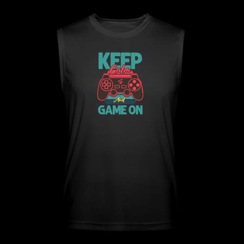 Don't Panic, Just Game On! - Men’s Performance Sleeveless Shirt