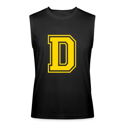 Letter D – Capital Athletic Alphabet Monogram - Men’s Performance Sleeveless Shirt