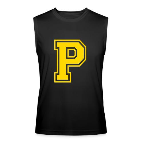 Letter P – Capital Athletic Alphabet Monogram - Men’s Performance Sleeveless Shirt