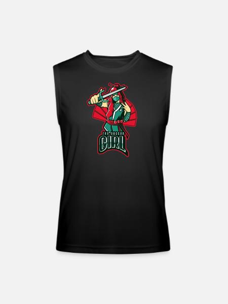 THE DAGGER GIRL - Men’s Performance Sleeveless Shirt - black