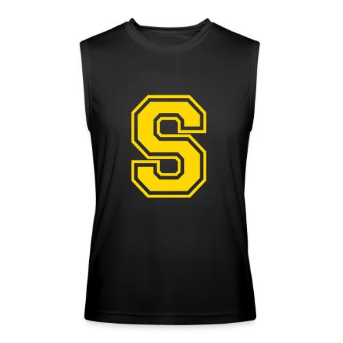 Letter S – Capital Athletic Alphabet Monogram - Men’s Performance Sleeveless Shirt
