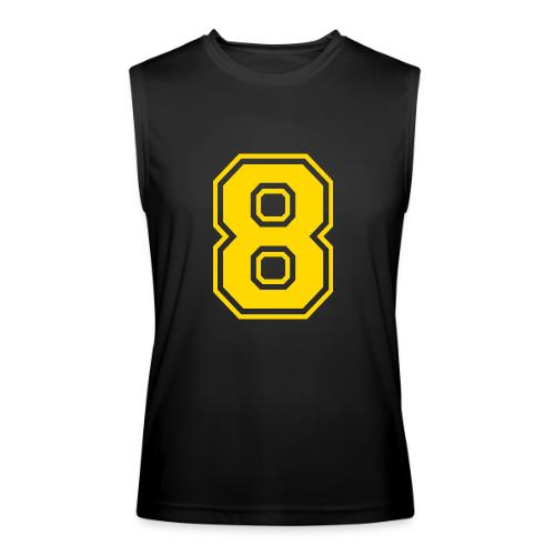 Number 8 in a classic athletic collegiate font - Men’s Performance Sleeveless Shirt