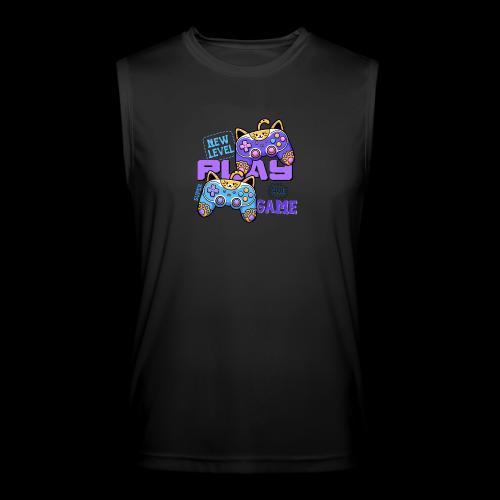 Super Cool Cat Gamer Unlocked - Men’s Performance Sleeveless Shirt