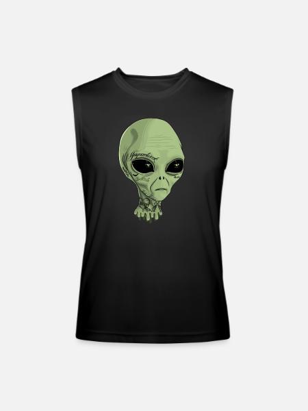 Alien Tattoo - Men’s Performance Sleeveless Shirt - black