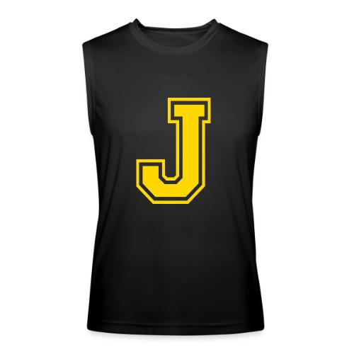 Letter J – Capital Athletic Alphabet Monogram - Men’s Performance Sleeveless Shirt
