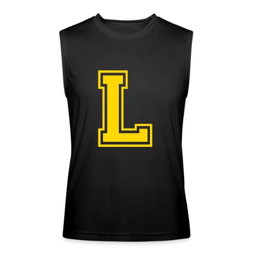 Letter L – Capital Athletic Alphabet Monogram - Men’s Performance Sleeveless Shirt