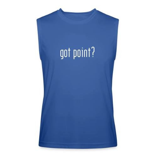 Got Point? (lower case) - Men’s Performance Sleeveless Shirt
