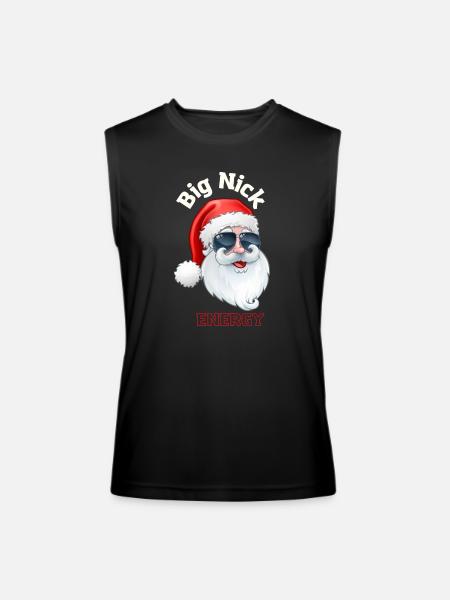 Big nick energy t-shirt - Men’s Performance Sleeveless Shirt - black - Front