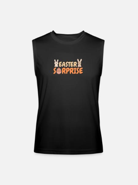 Easter Surprise - Men’s Performance Sleeveless Shirt - black