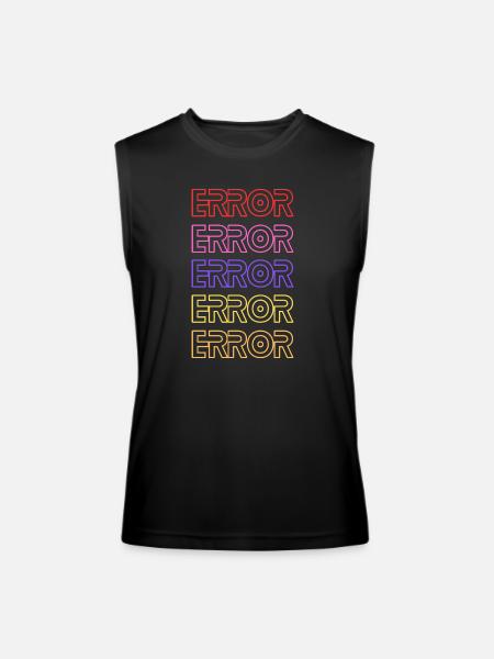 Error - Men’s Performance Sleeveless Shirt - black