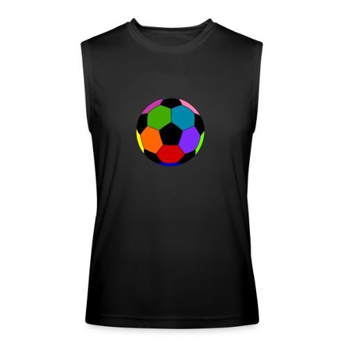 Multi-colored soccer ball - Men’s Performance Sleeveless Shirt