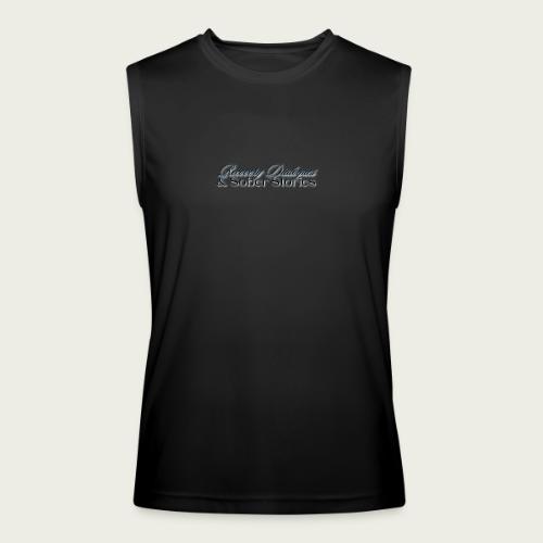 Recovery Dialogues and Sober Stories Official Logo - Men’s Performance Sleeveless Shirt
