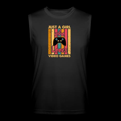 Just A Girl Who Loves Video Games - Men’s Performance Sleeveless Shirt