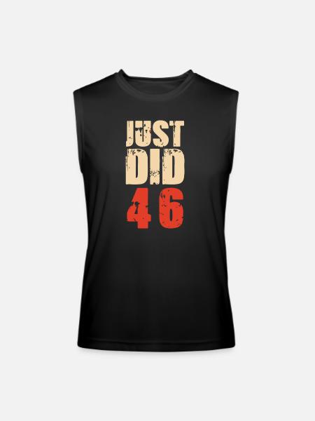 WE JUST DID 46 - Men’s Performance Sleeveless Shirt - black