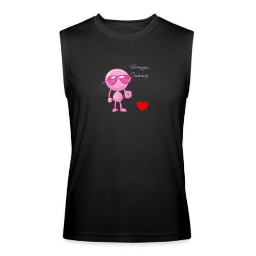 Smoon City_Viareggio Tuscany Pink - Men’s Performance Sleeveless Shirt