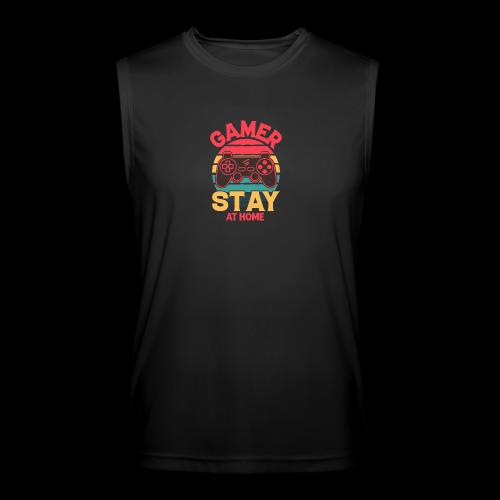 Gamers Stay at Home - Men’s Performance Sleeveless Shirt