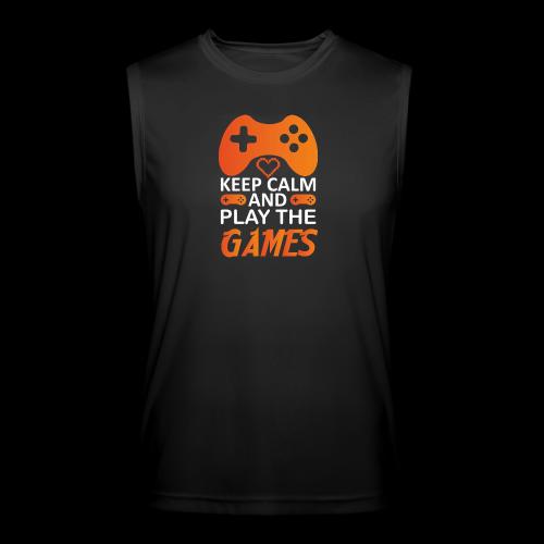 Keep Calm And Play The Games - Men’s Performance Sleeveless Shirt