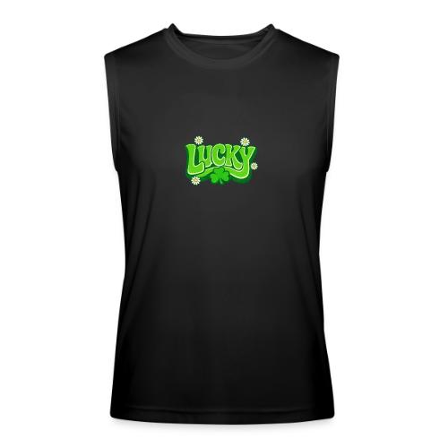 Lucky 70s Retro T-Shirt - Men’s Performance Sleeveless Shirt