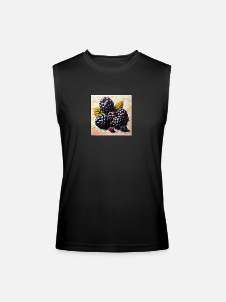 Big or berries? - Men’s Performance Sleeveless Shirt - black