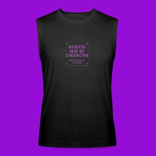 Results - Neon Purple - Men’s Performance Sleeveless Shirt