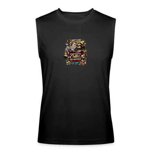 Just Here for Coffee and Paycheck - Men’s Performance Sleeveless Shirt