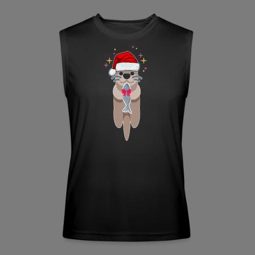 Otter Christmas - Funny Shirts - Advent Gift - Men’s Performance Sleeveless Shirt