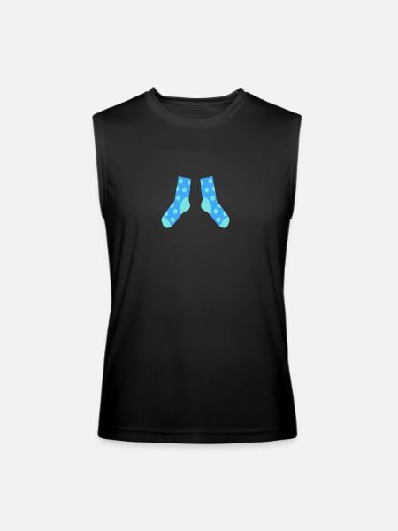 Socks - Men’s Performance Sleeveless Shirt - black