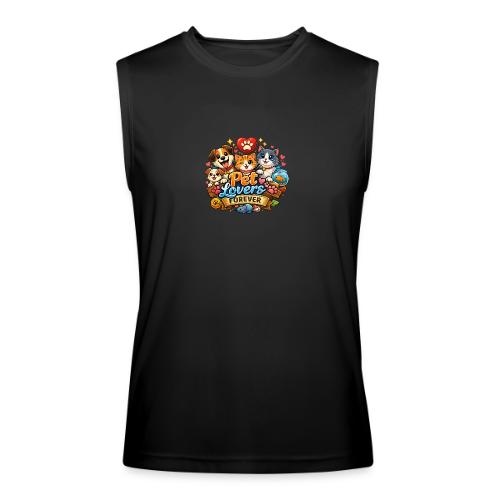 Pet Lover Forever Cute Cats & Dogs - Men’s Performance Sleeveless Shirt