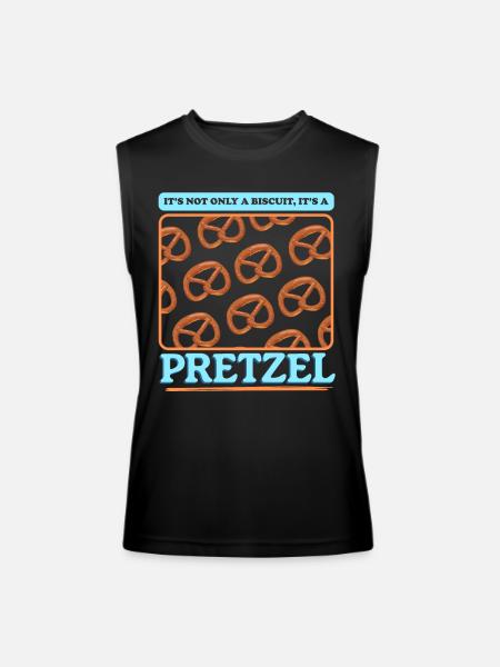 Pretzels It's A Pretzels - Men’s Performance Sleeveless Shirt - black