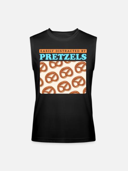 Pretzel Lover By Pretzels - Men’s Performance Sleeveless Shirt - black