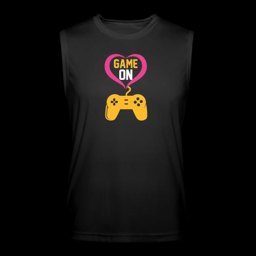 Game On! Pink Heart Controller - Men’s Performance Sleeveless Shirt