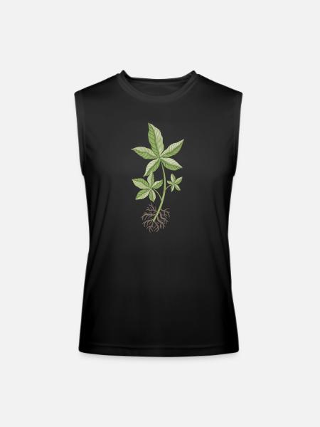 Money Tree Cutting - Men’s Performance Sleeveless Shirt - black