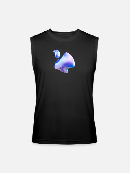 Unique - Men’s Performance Sleeveless Shirt - black
