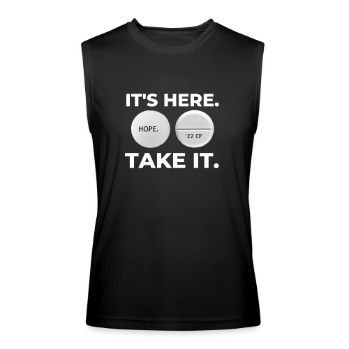 IT'S HERE - TAKE IT (black) - Men’s Performance Sleeveless Shirt