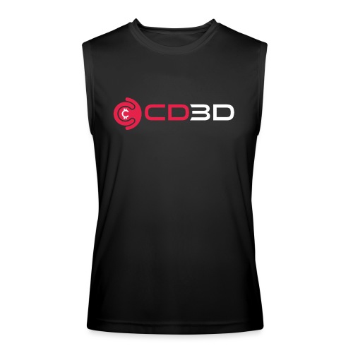 CD3D White Front/CinemaDraft Logo Back - Men’s Performance Sleeveless Shirt