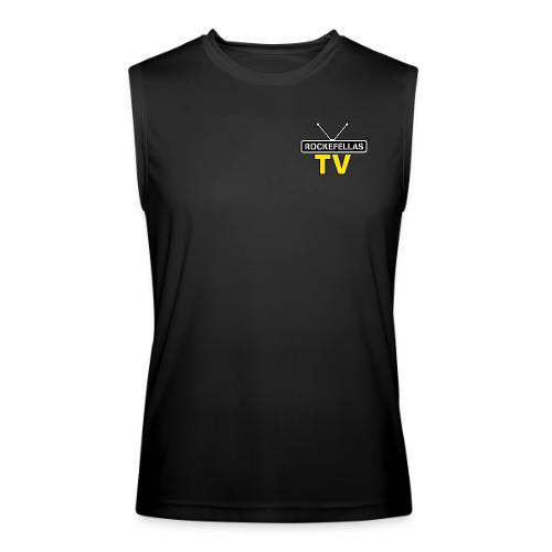 Rockefellas TV Outlined Logo Tee - Men’s Performance Sleeveless Shirt