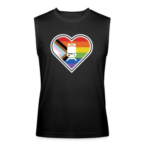 Small Pride Streetcar Heart - Men’s Performance Sleeveless Shirt
